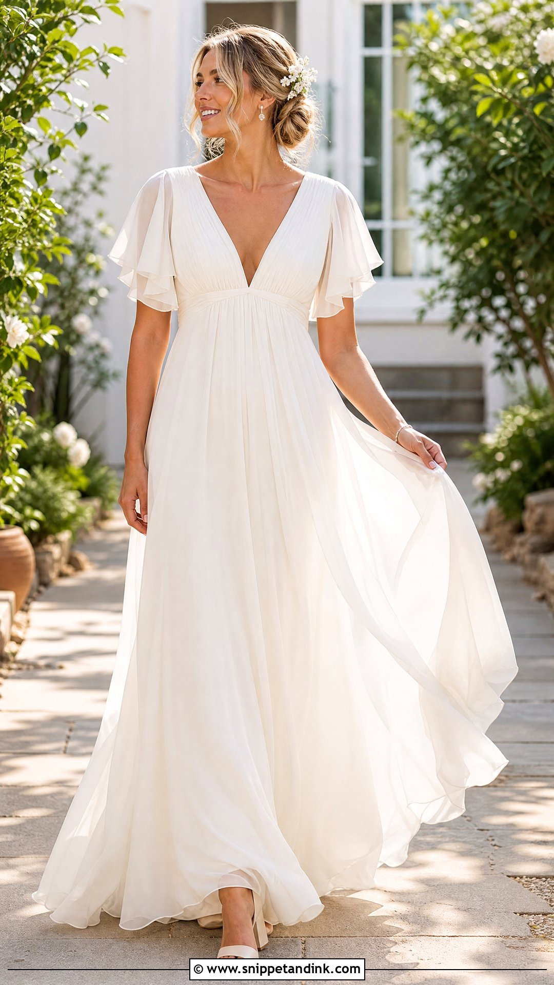 Flutter Wedding Dress Sleeves - Snippet and Ink - 20 Wedding Dress Sleeves Types