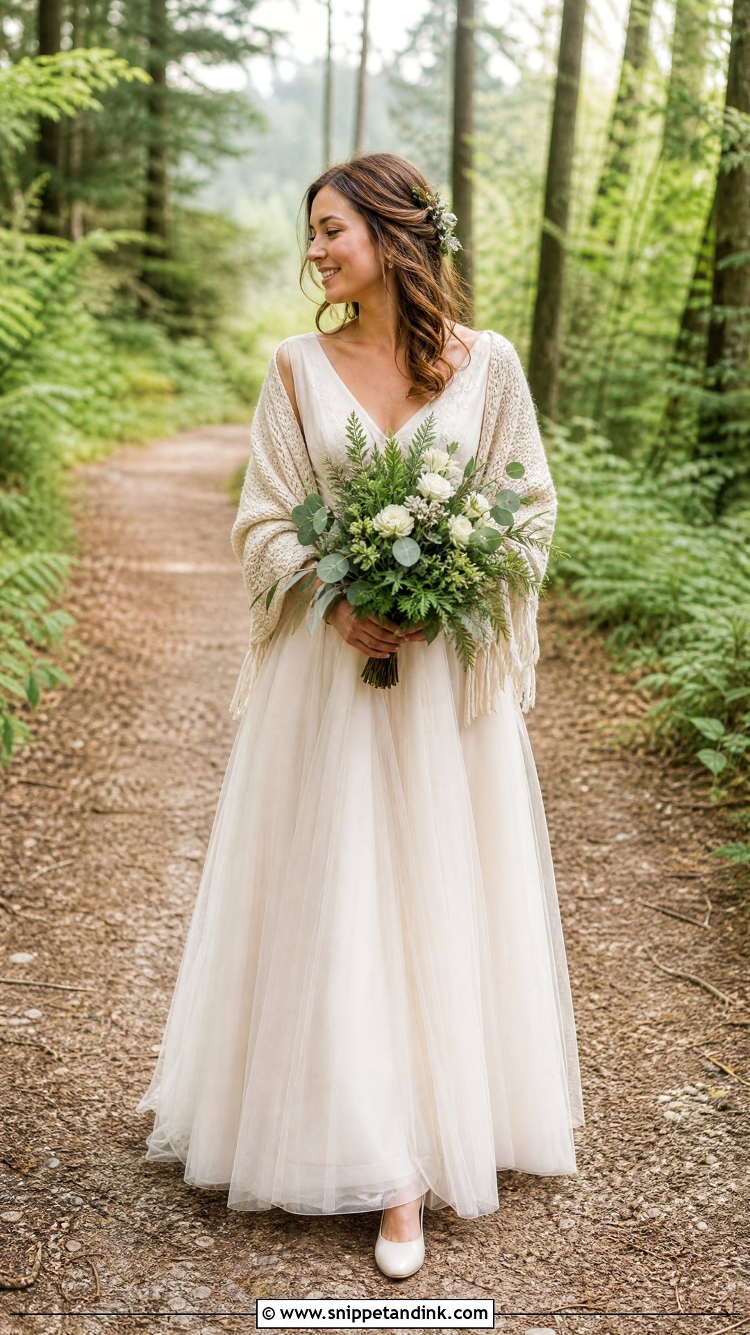 Forest Elopement Dress - Snippet and Ink - 25 Elopement Outfit Ideas
