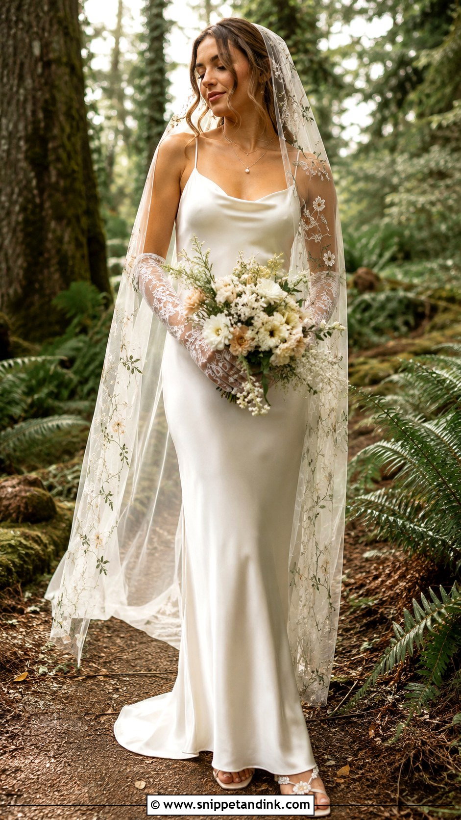 Forest Fairy Slip Wedding Dress - Snippet and Ink - 25 Forest Fairy Wedding Dress Ideas