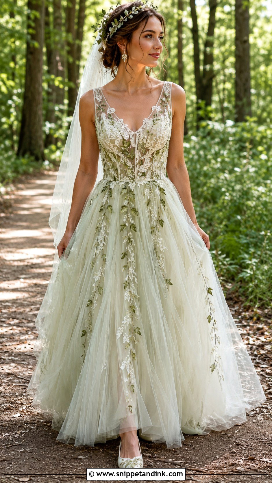 Forest Fairy Wedding Dress - Snippet and Ink - 20 Fairy Tail Wedding Dress Ideas
