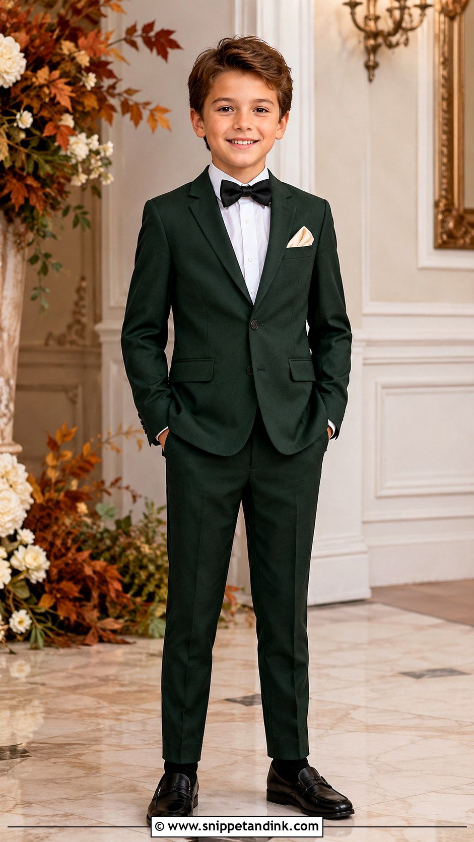 Forest Green Boys Wedding Suit - Snippet and Ink - 20 Boys Suits for Wedding