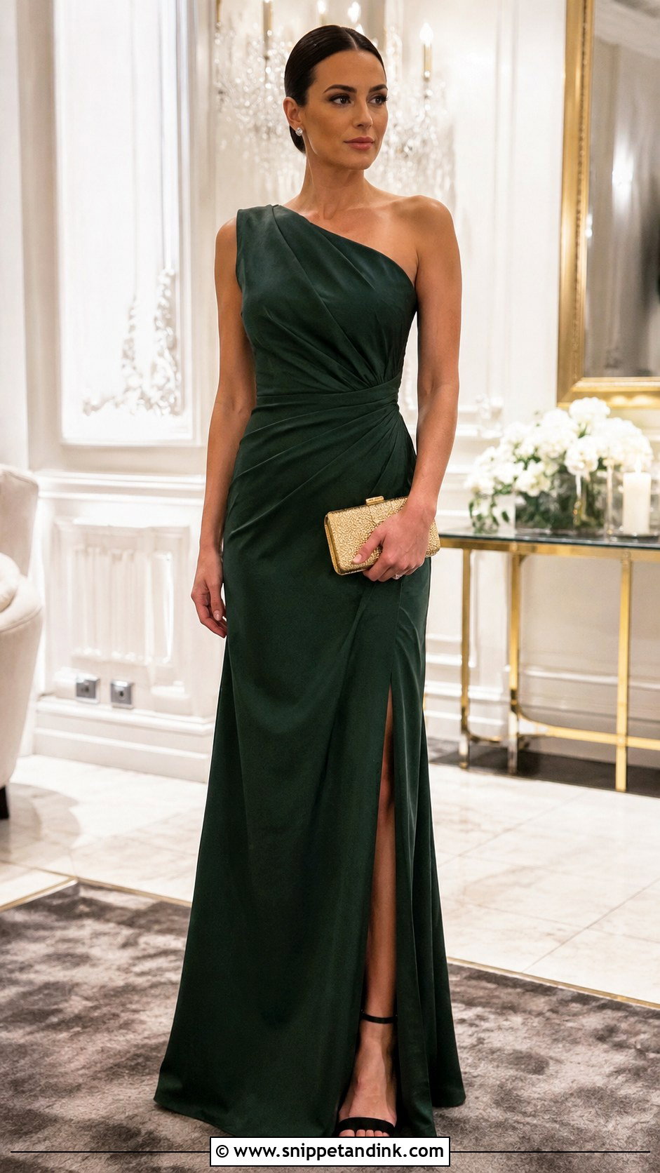Forest Green Formal Dress For Wedding - Snippet and Ink - 25 Green Dresses for Wedding