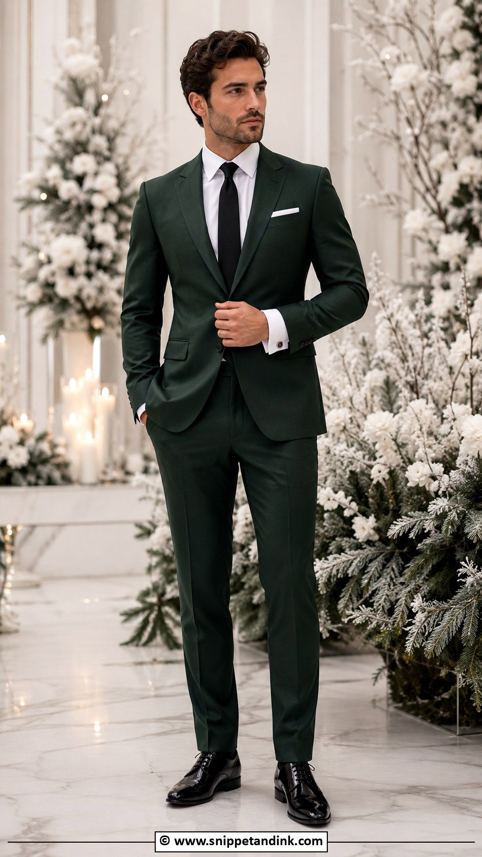 Forest Green Wedding Suit - Snippet and Ink - 35 Wedding Suit Ideas