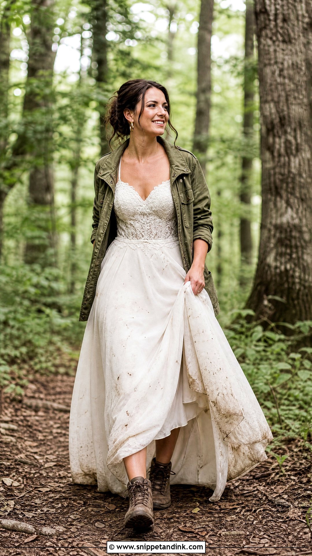 Forest Trail Trash the Dress Divorce Photo Shoot - Snippet and Ink - 20 Trash the Dress Photo Shoot Divorce Ideas