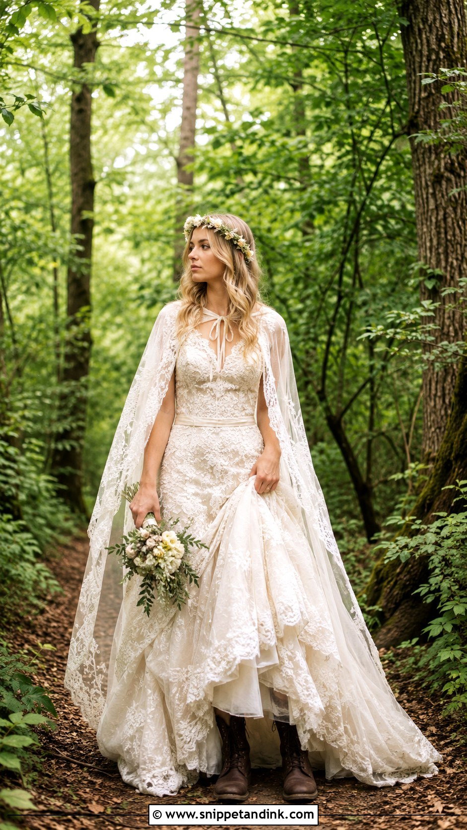 Forest Trash The Dress Photoshoot - Snippet and Ink - 25 Trash the Dress Ideas