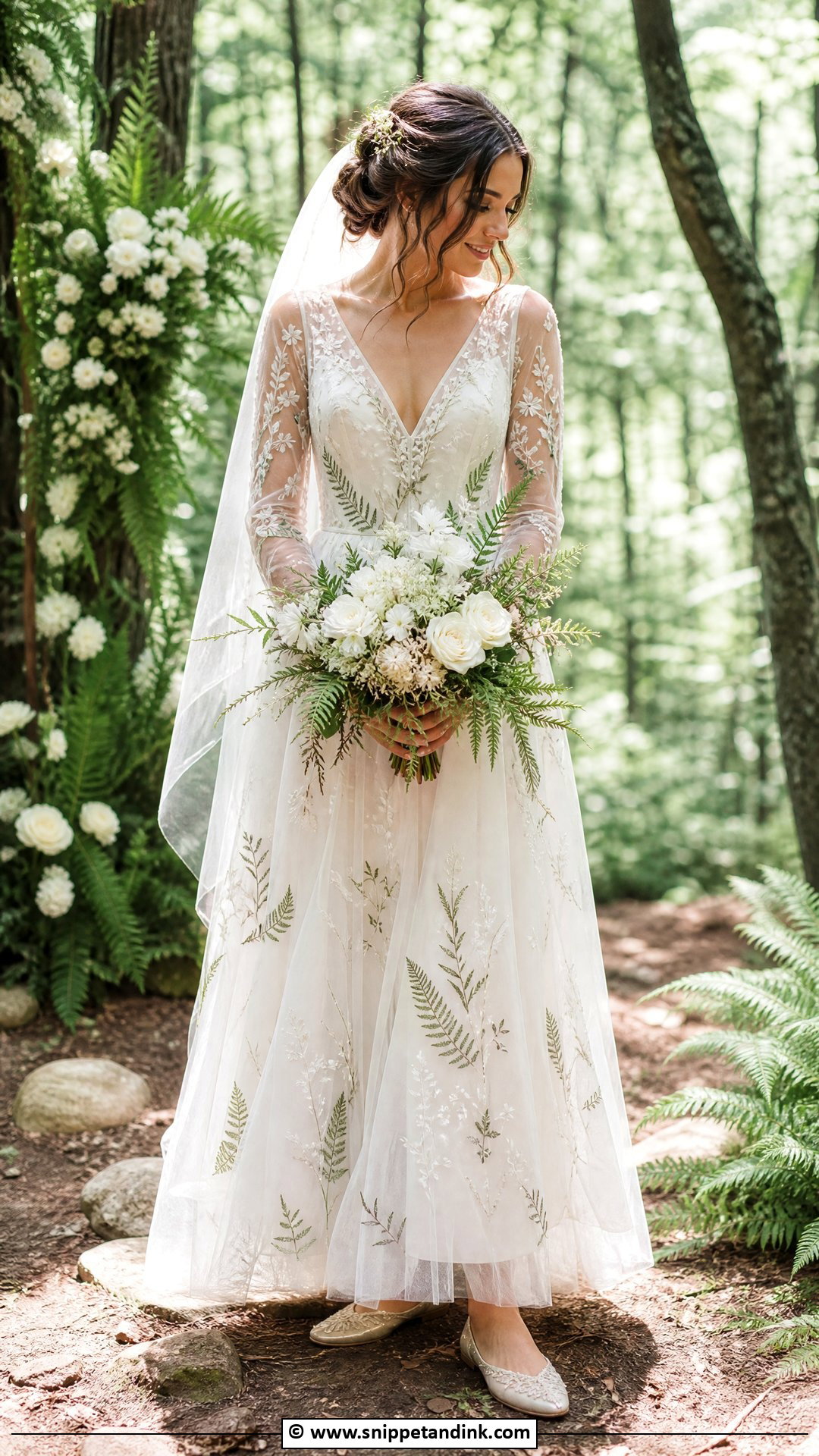 Forest Wedding Dress - Snippet and Ink - 35 Ethereal Wedding Dress Ideas