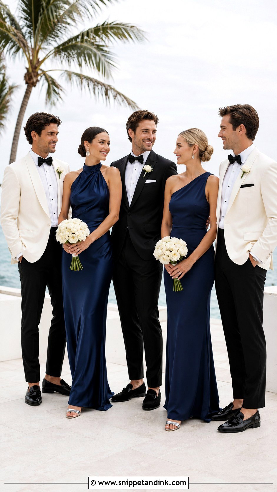 Formal Beach Wedding Party Attire - Snippet and Ink - 20 Beach Wedding Party Attire Ideas