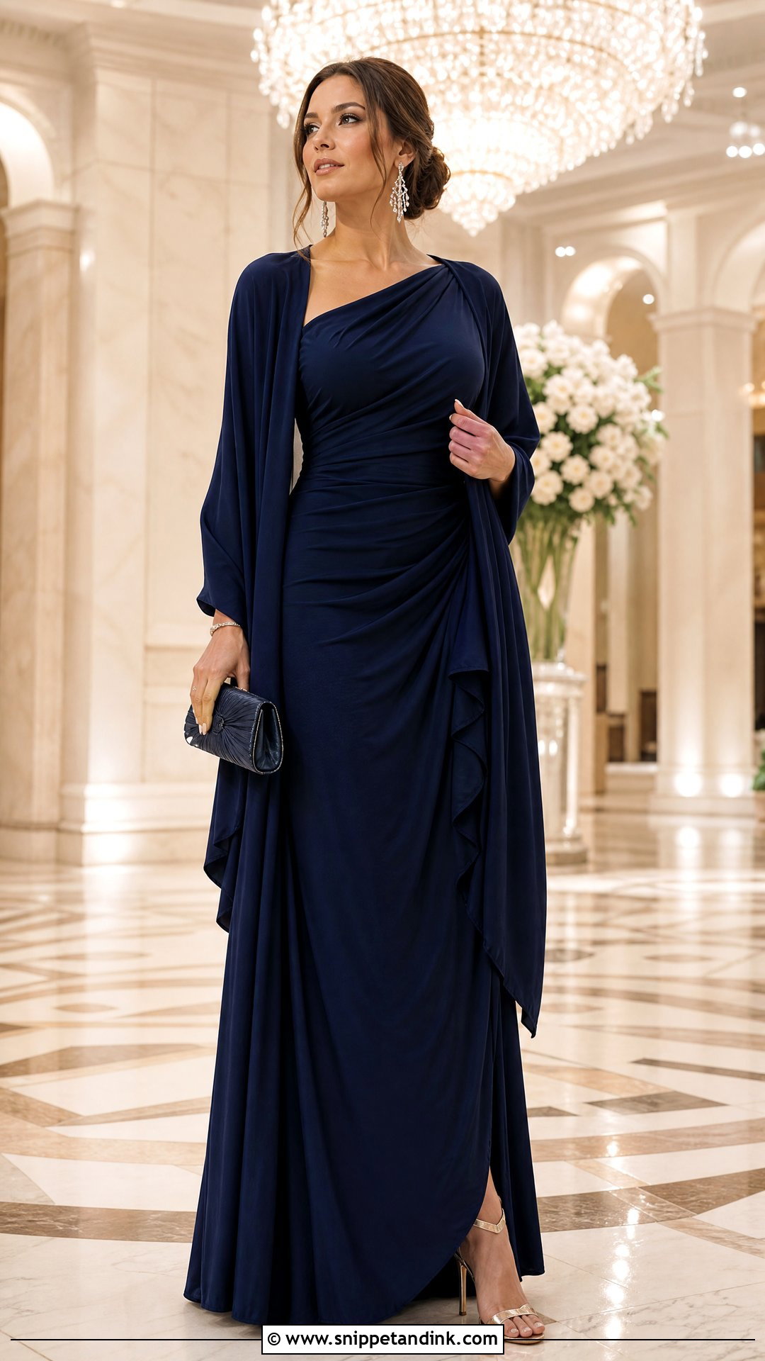 Formal Evening Gown Wedding Ceremony Outfit - Snippet and Ink - 20 Wedding Ceremony Outfit Ideas