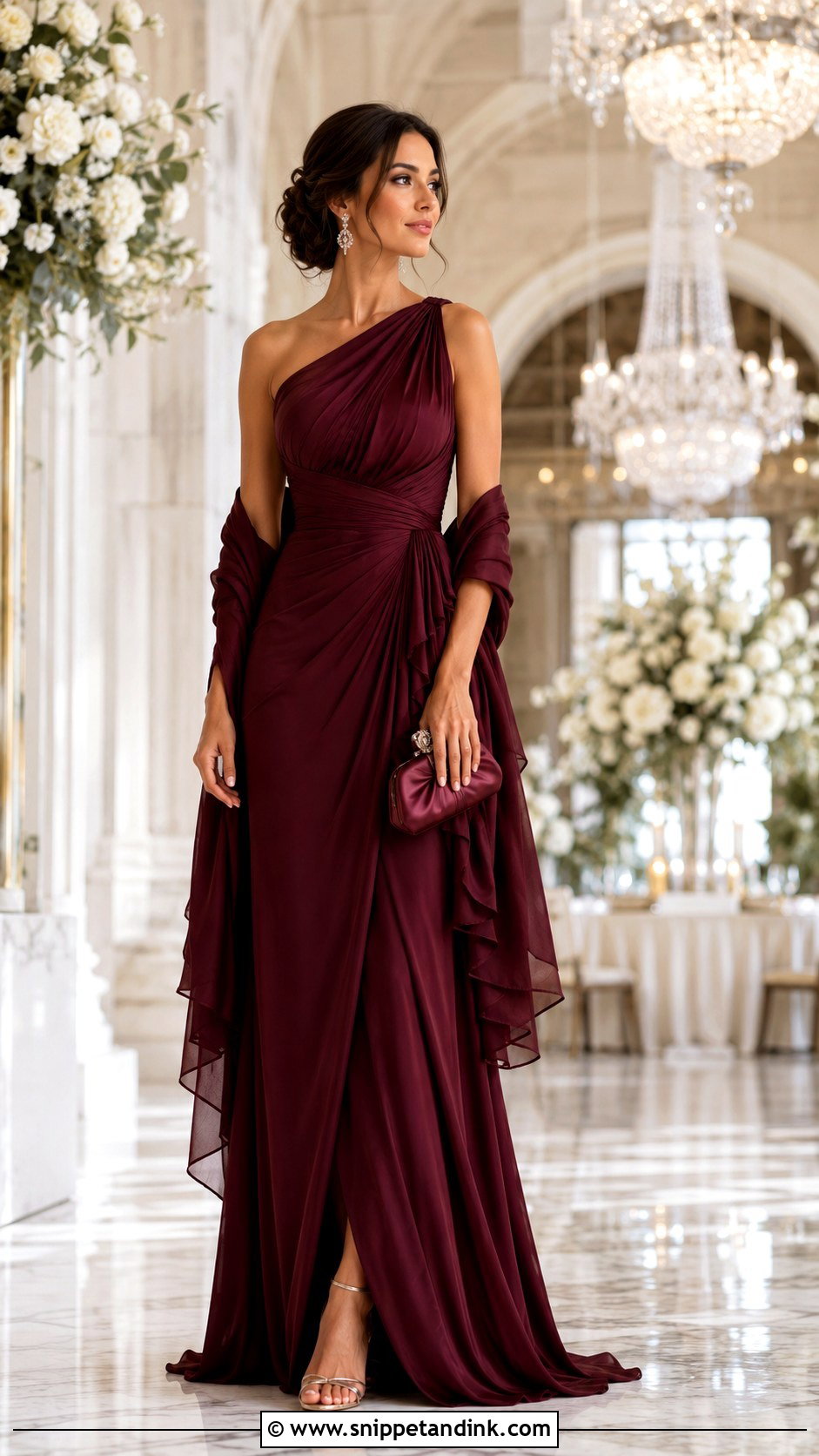 Formal Evening Gown Wedding Outfit - Snippet and Ink - 20 Outfits to Wear to a Wedding
