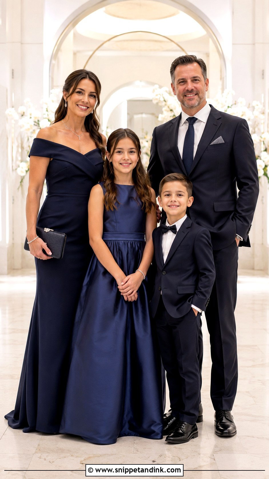 Formal Family Wedding Outfit - Snippet and Ink - 25 Family Outfits for Wedding