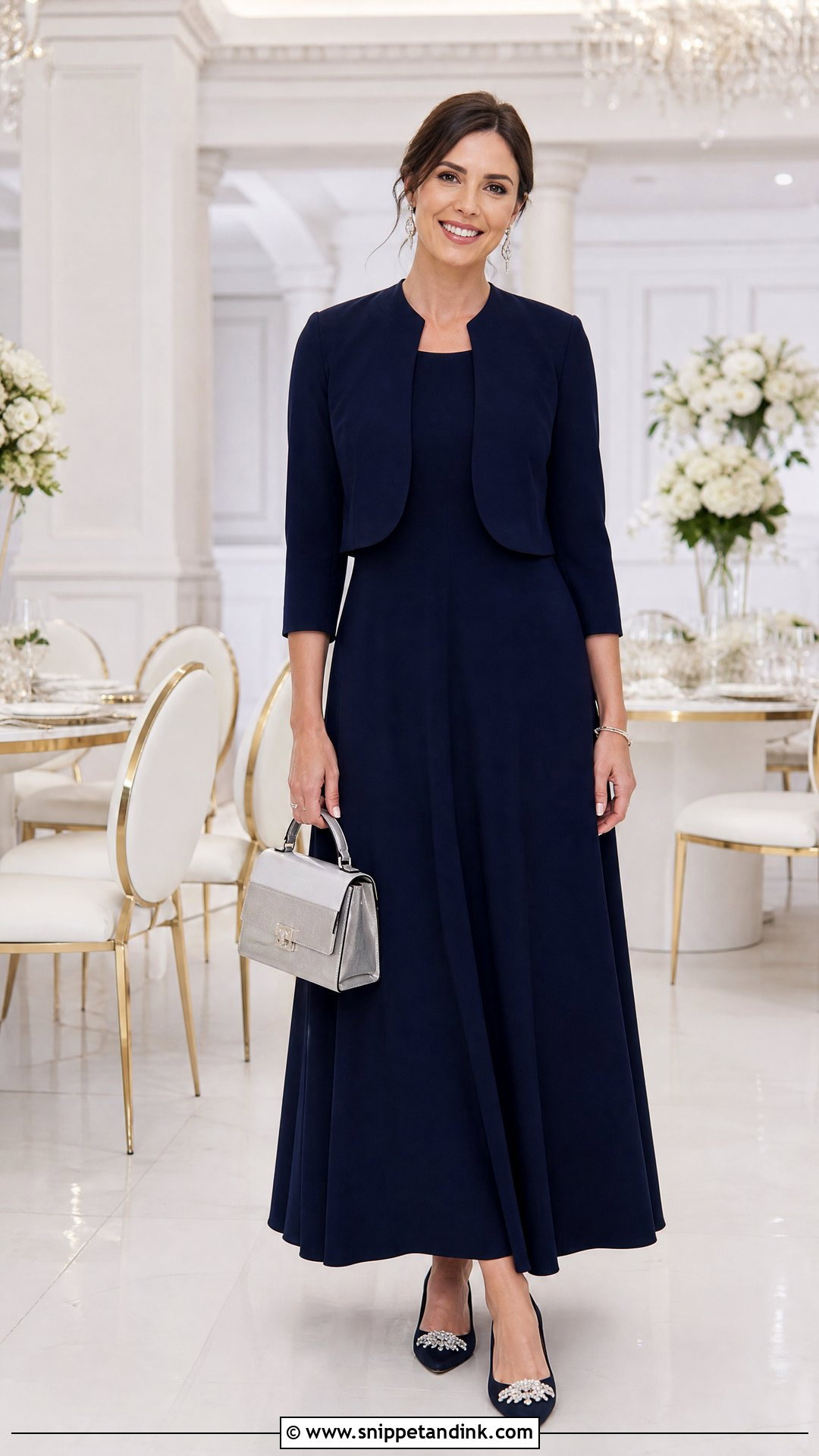 Formal Flat Shoes Wedding Outfit - Snippet and Ink - 20 Wedding Styling Ideas