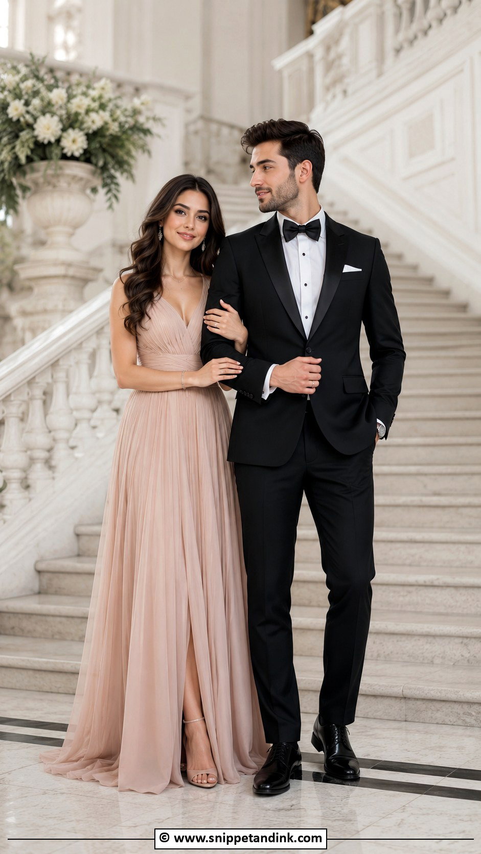 Formal Gown And Suit Pre Wedding Outfit - Snippet and Ink - 30 Pre Wedding Clothes Idea Ideas