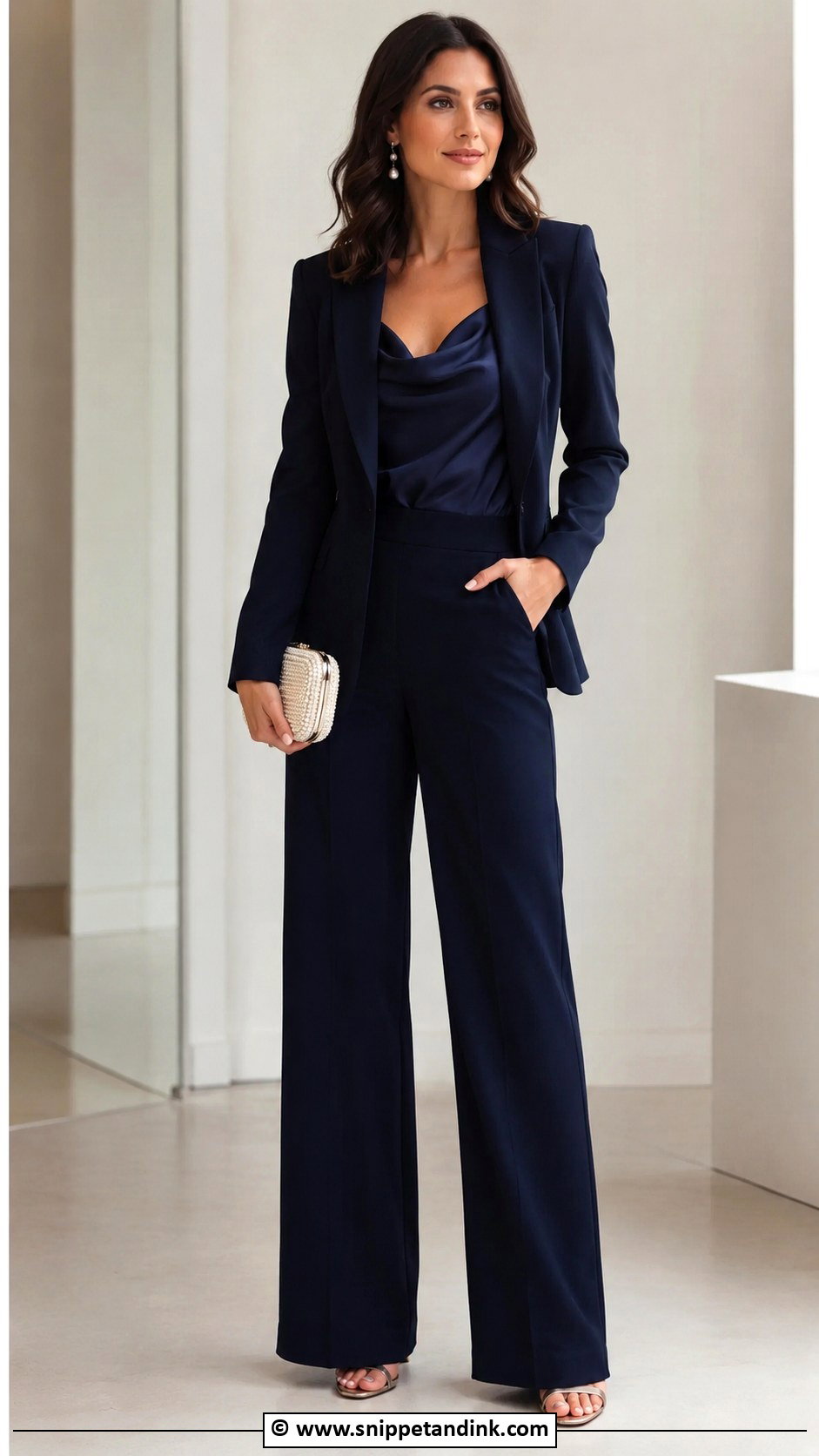 Formal Pantsuit Wedding Guest Outfit - Snippet and Ink - 30 Formal Wedding Attire Ideas