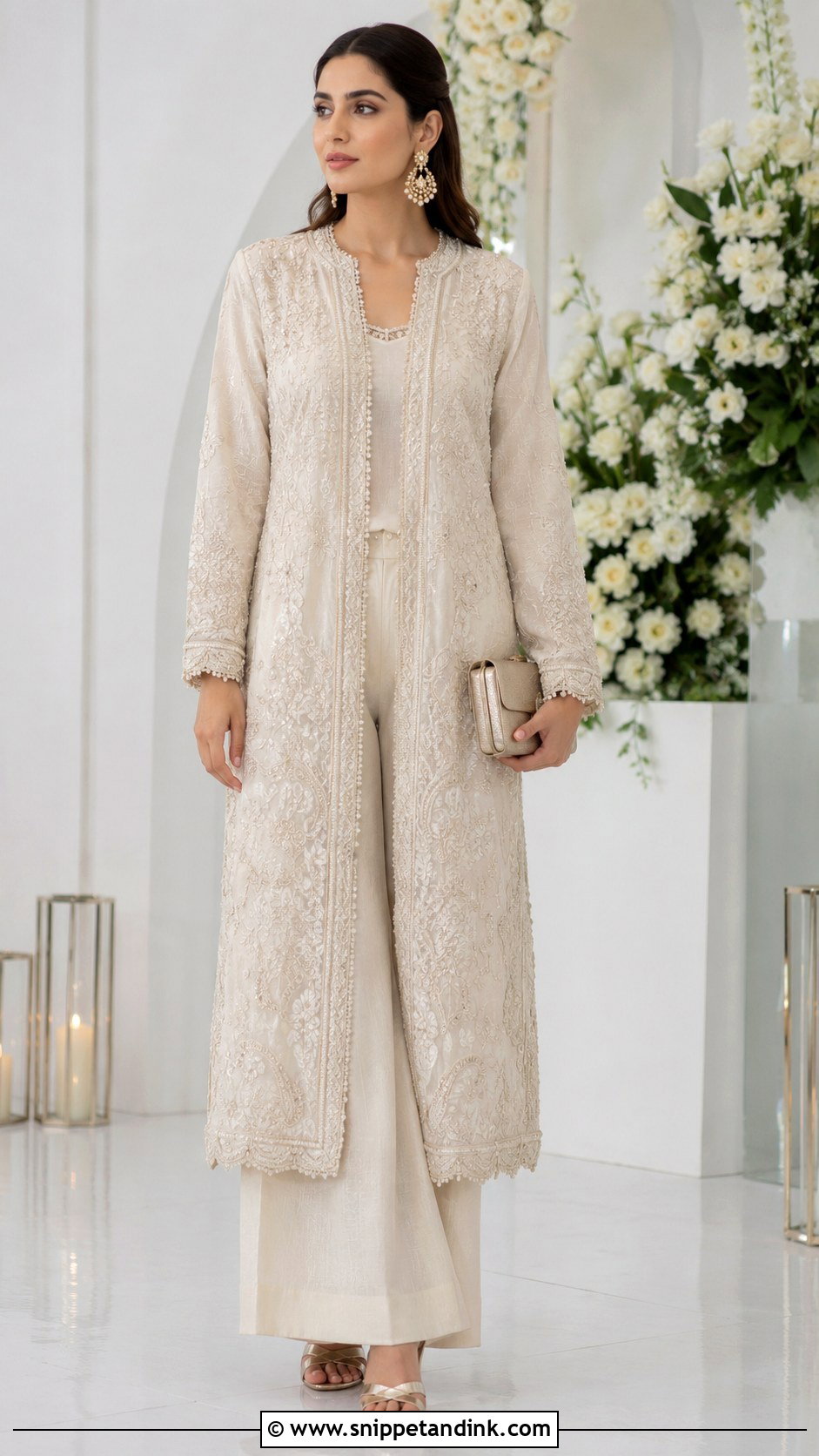 Formal Walima Pantsuit - Snippet and Ink - 25 Walima Outfit Ideas