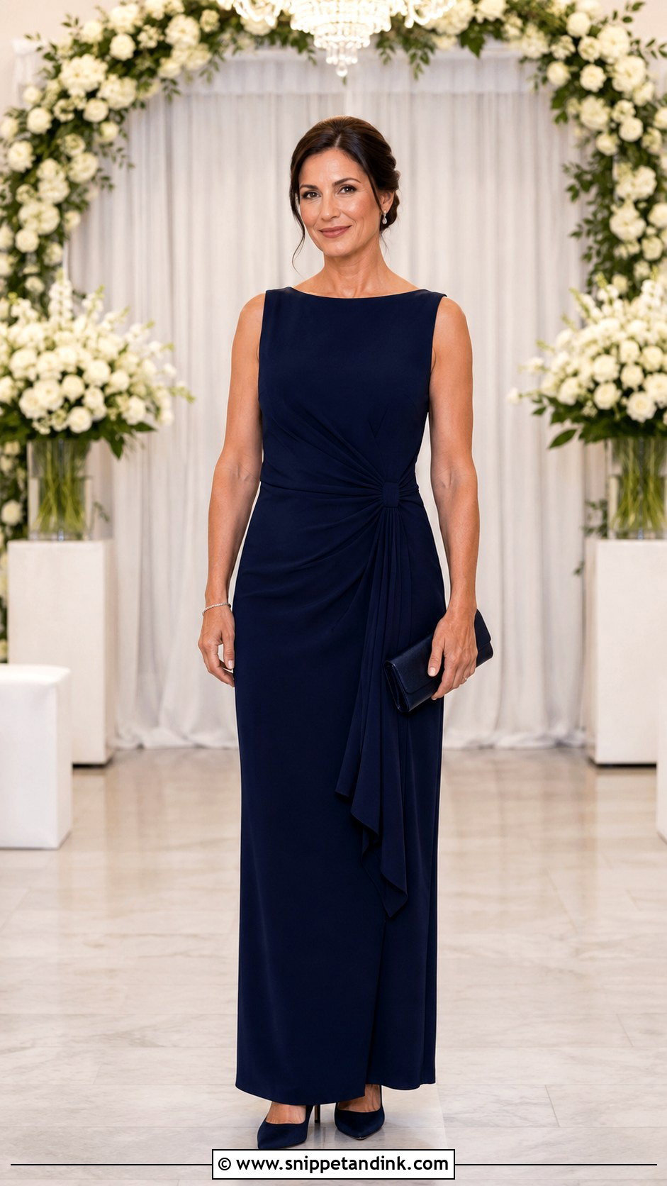 Formal Wedding Officiant Evening Gown - Snippet and Ink - 20 Wedding Officiant Attire Women Ideas