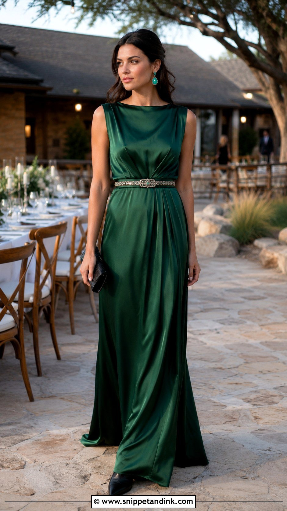 Formal Western Wedding Evening Gown - Snippet and Ink - 20 Western Wedding Attire Ideas