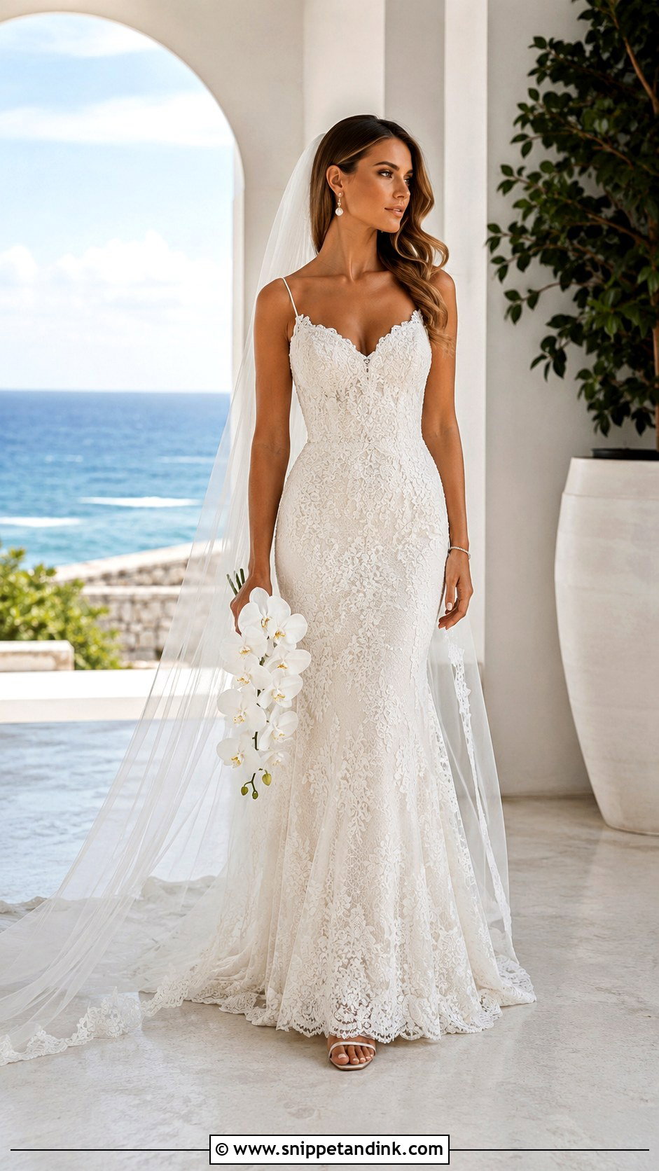 Freja Mermaid Lace Wedding Dress - Snippet and Ink - 20 Grace Loves Lace Wedding Dress Ideas