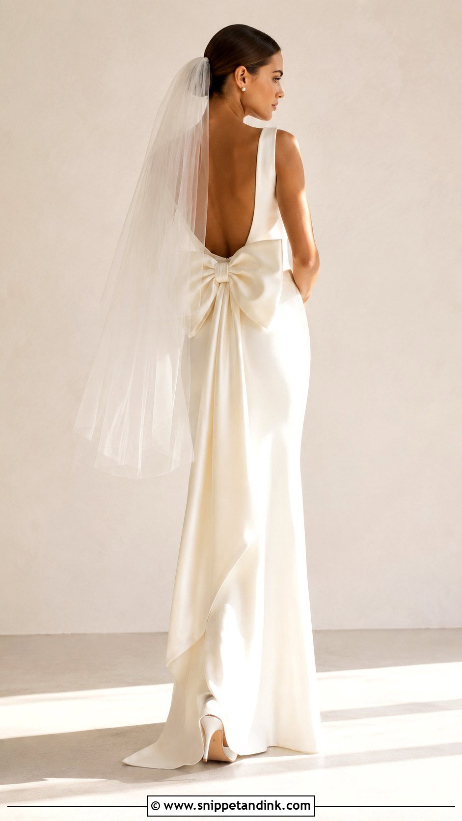 French Bow Wedding Dress - Snippet and Ink - 30 French Wedding Dress Ideas