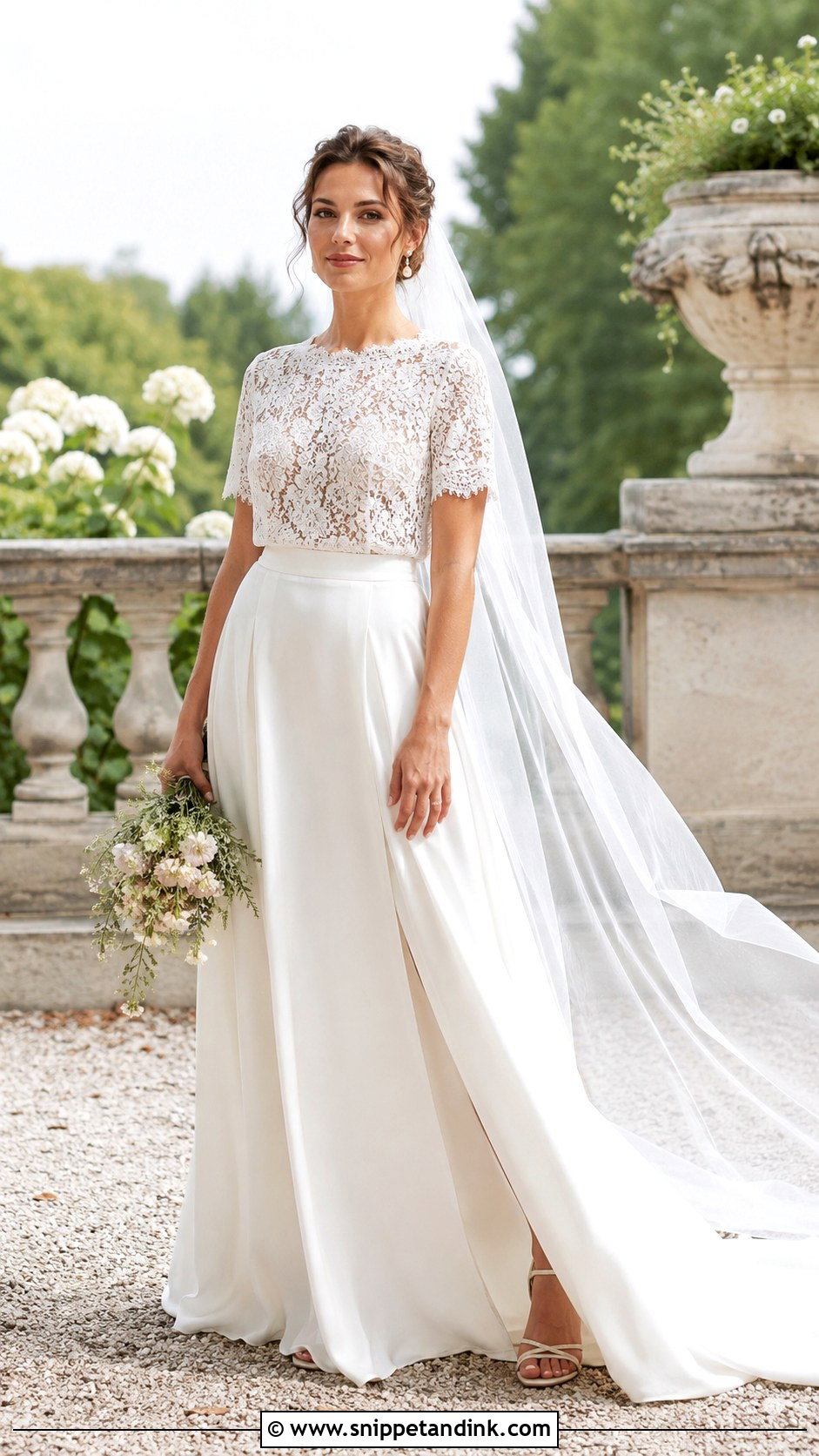 French Bridal Separates - Snippet and Ink - 30 French Wedding Dress Ideas