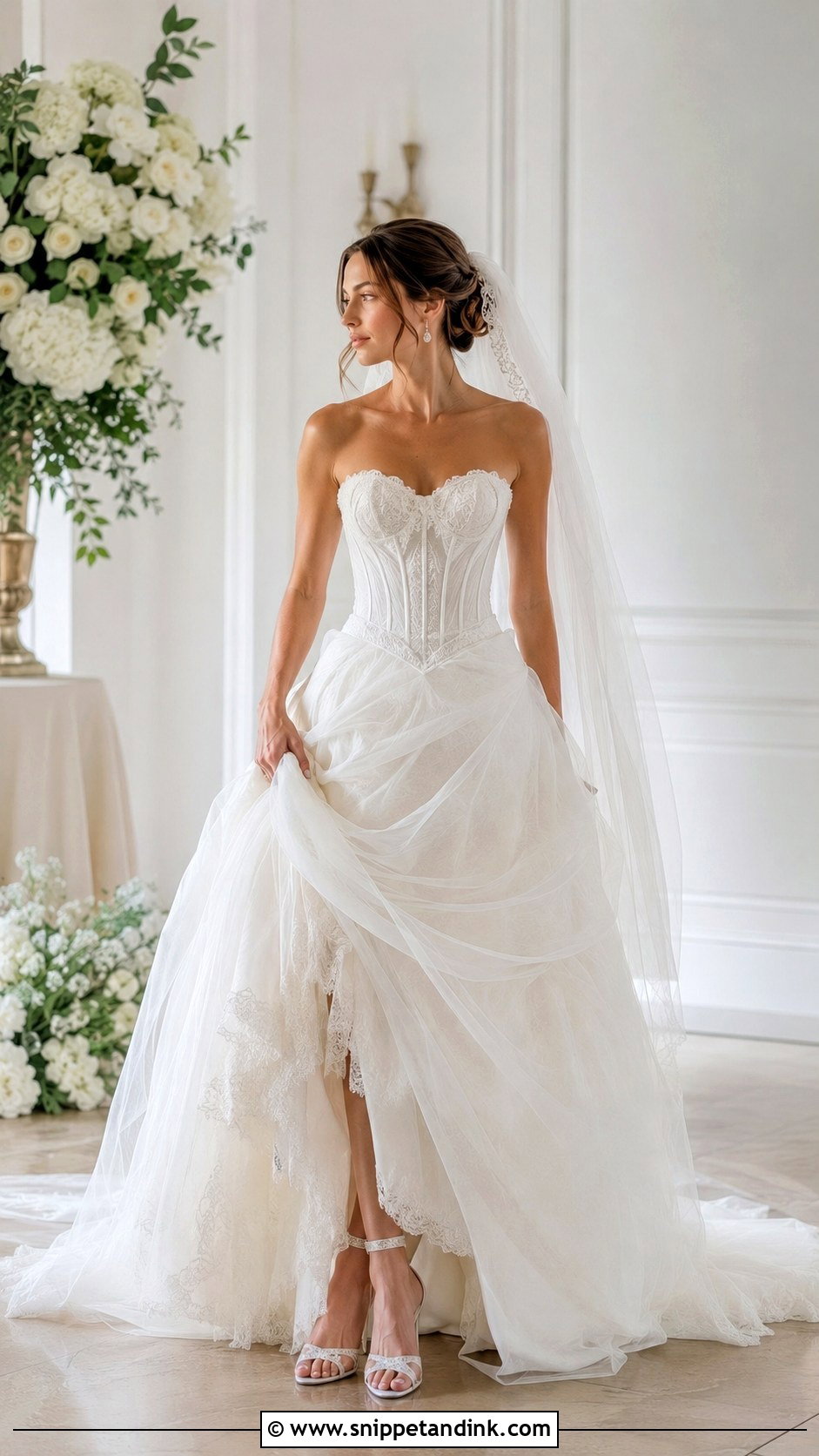 French Bustle Corset Wedding Dress - Snippet and Ink - 25 French Bustle Wedding Dress Ideas