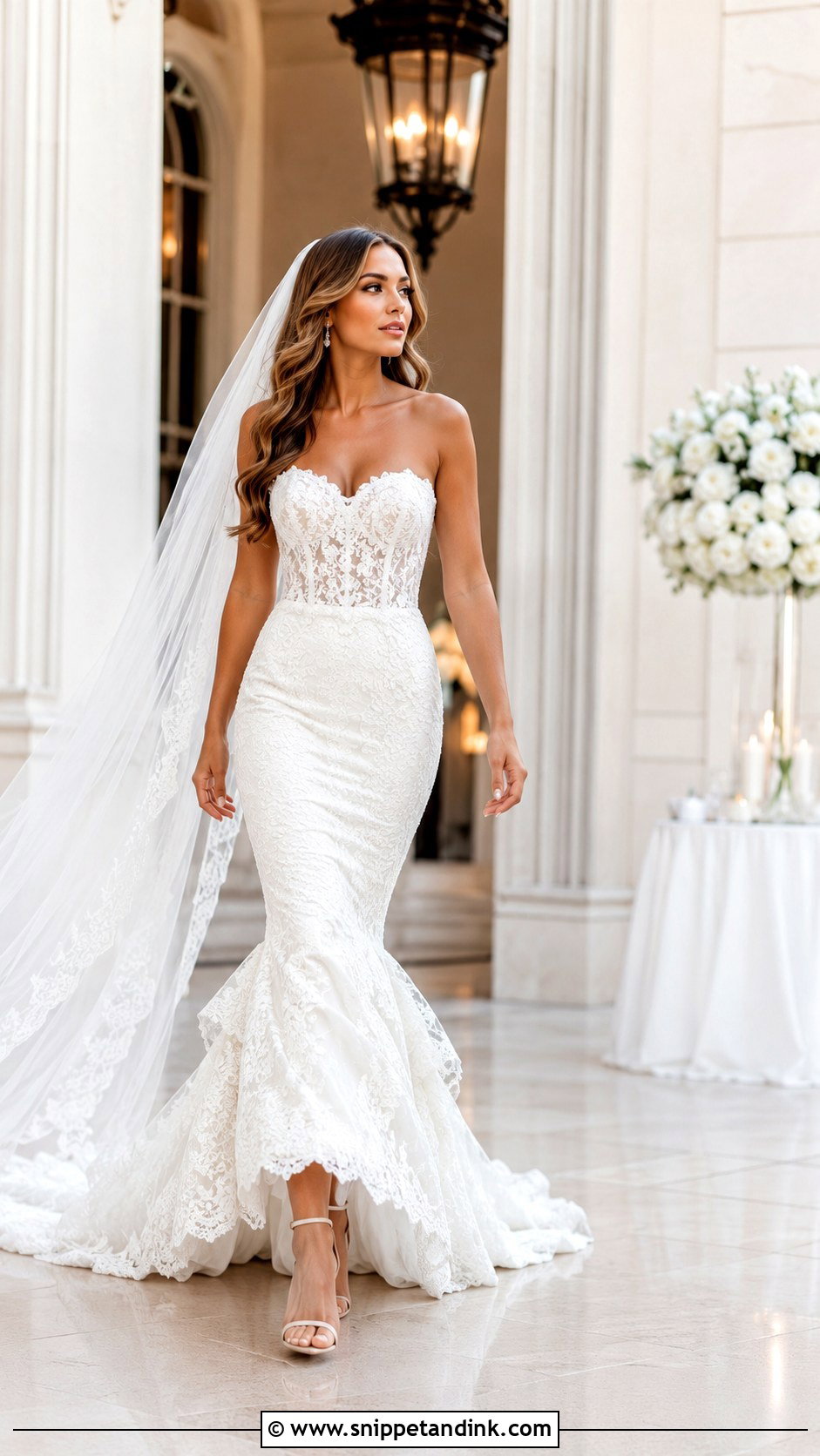 French Bustle Mermaid Wedding Dress - Snippet and Ink - 25 French Bustle Wedding Dress Ideas