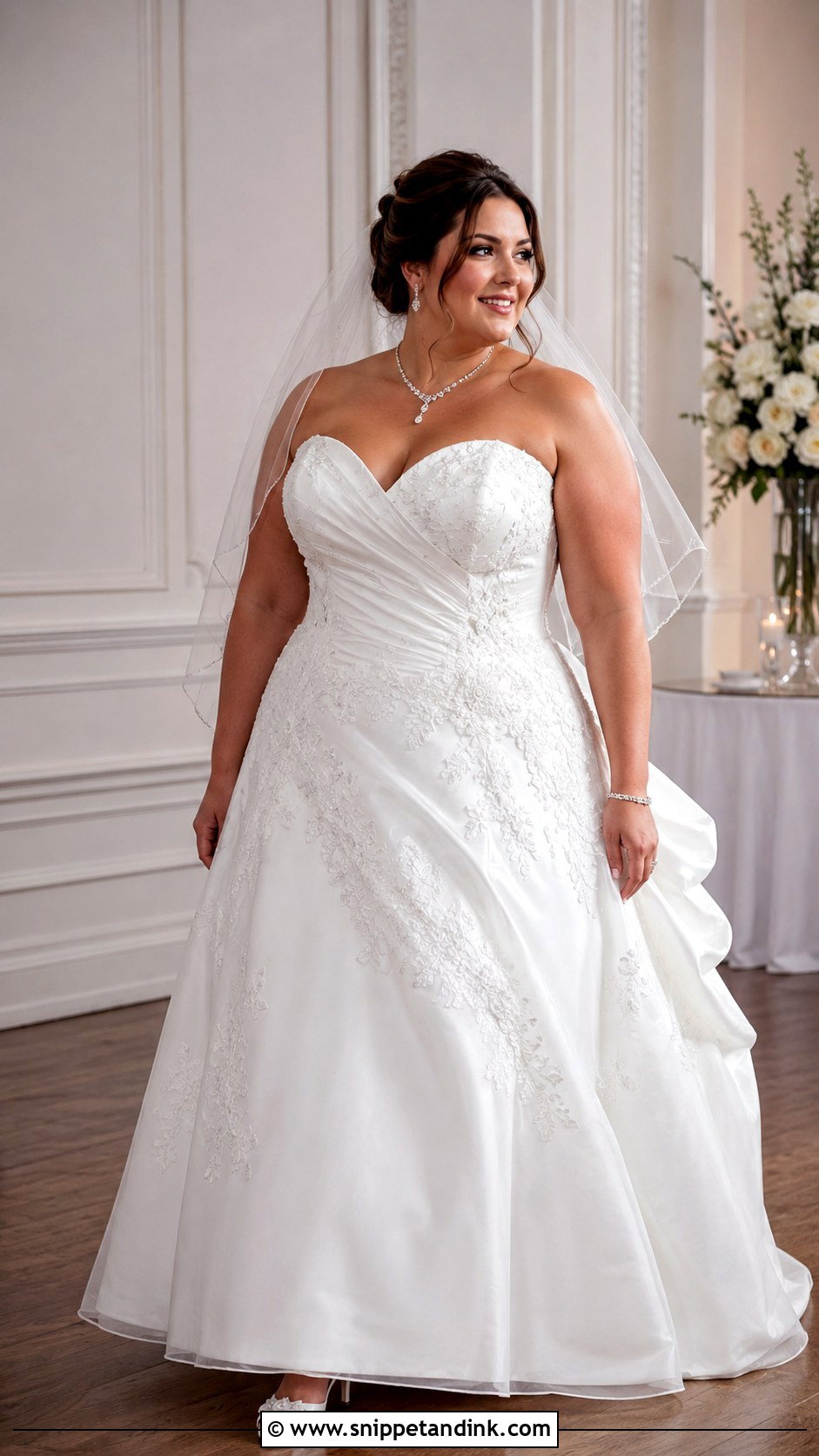 French Bustle Plus Size Wedding Dress - Snippet and Ink - 25 French Bustle Wedding Dress Ideas