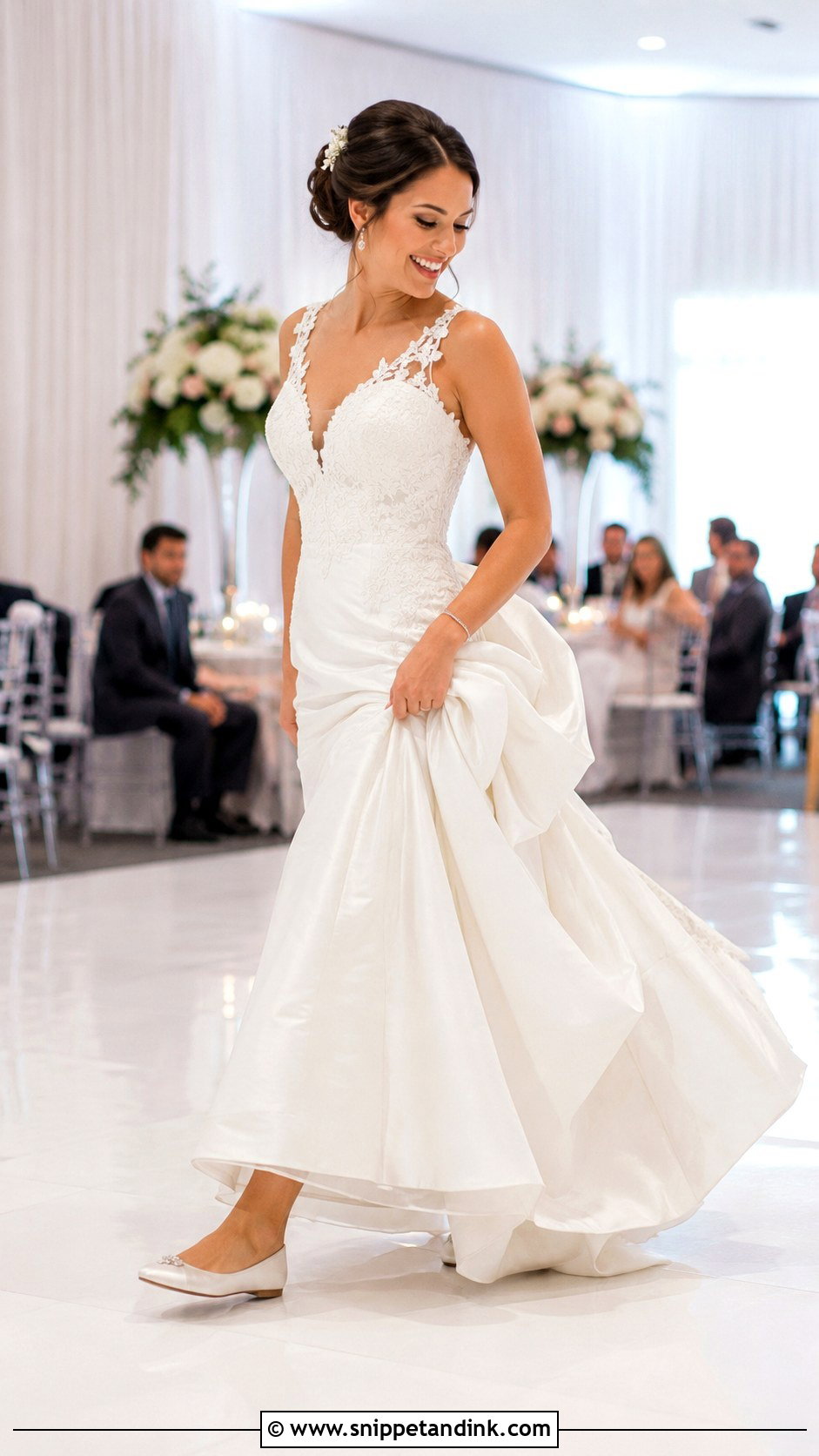 French Bustle Reception Wedding Dress - Snippet and Ink - 25 French Bustle Wedding Dress Ideas