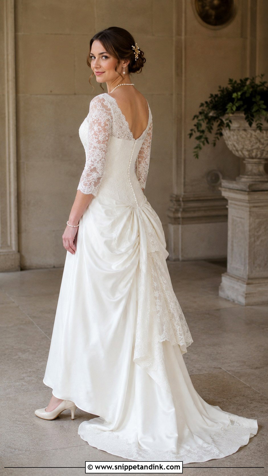 French Bustle Vintage Wedding Dress - Snippet and Ink - 25 French Bustle Wedding Dress Ideas