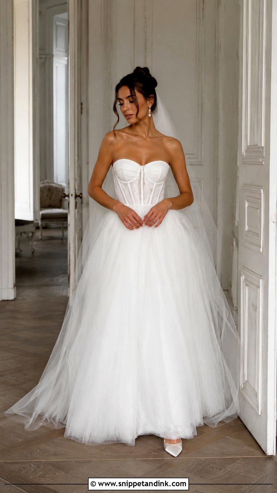 French Corset Wedding Dress - Snippet and Ink - 25 European Wedding Dresses