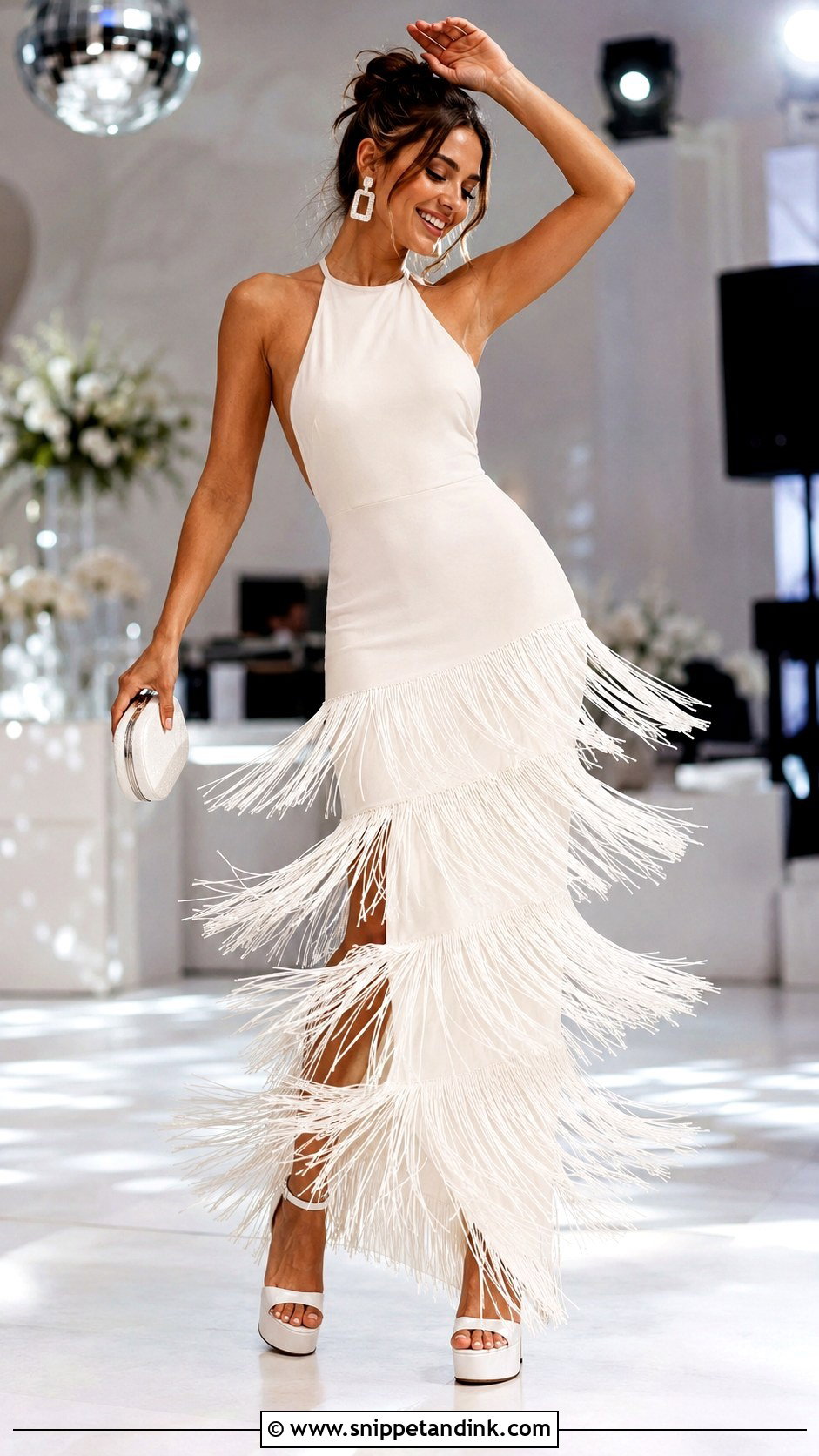 Fringe After Party Wedding Dress - Snippet and Ink - 20 After Party Wedding Dress Long Ideas