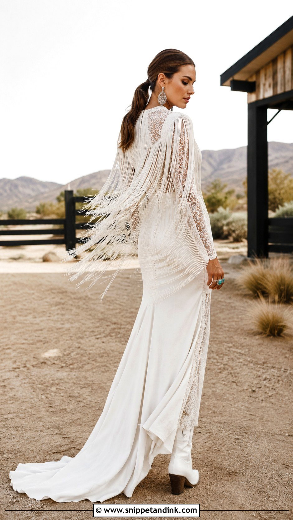 Fringe Boho Country Wedding Dress - Snippet and Ink - 20 Boho Country Wedding Dress Ideas