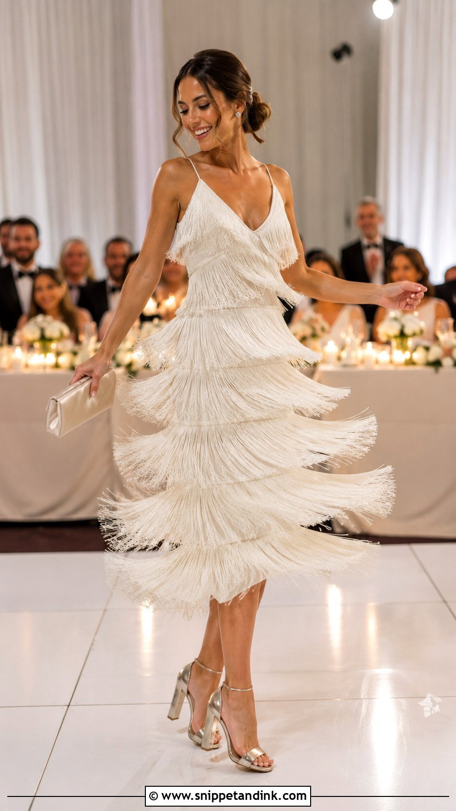 Fringe First Dance Dress - Snippet and Ink - 20 First Dance Dress Ideas