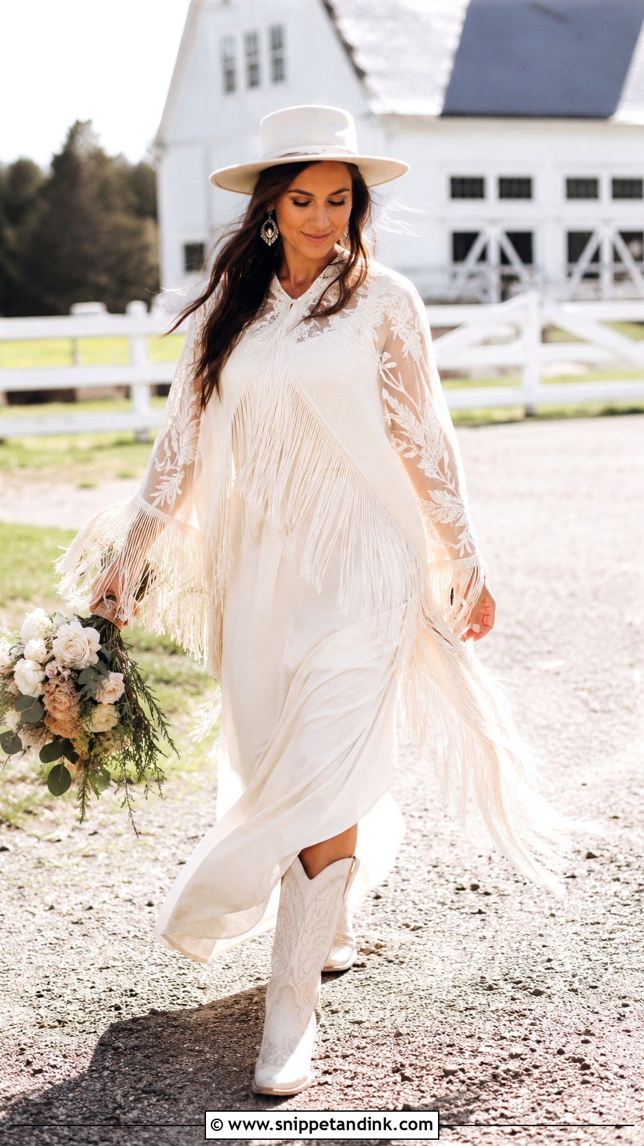 Fringe Folk Wedding Dress - Snippet and Ink - 20 Folk Wedding Dress Ideas