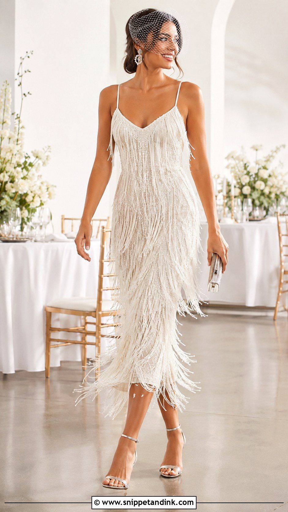 Fringe Wedding Dress - Snippet and Ink - 20 Eccentric Wedding Dress Ideas
