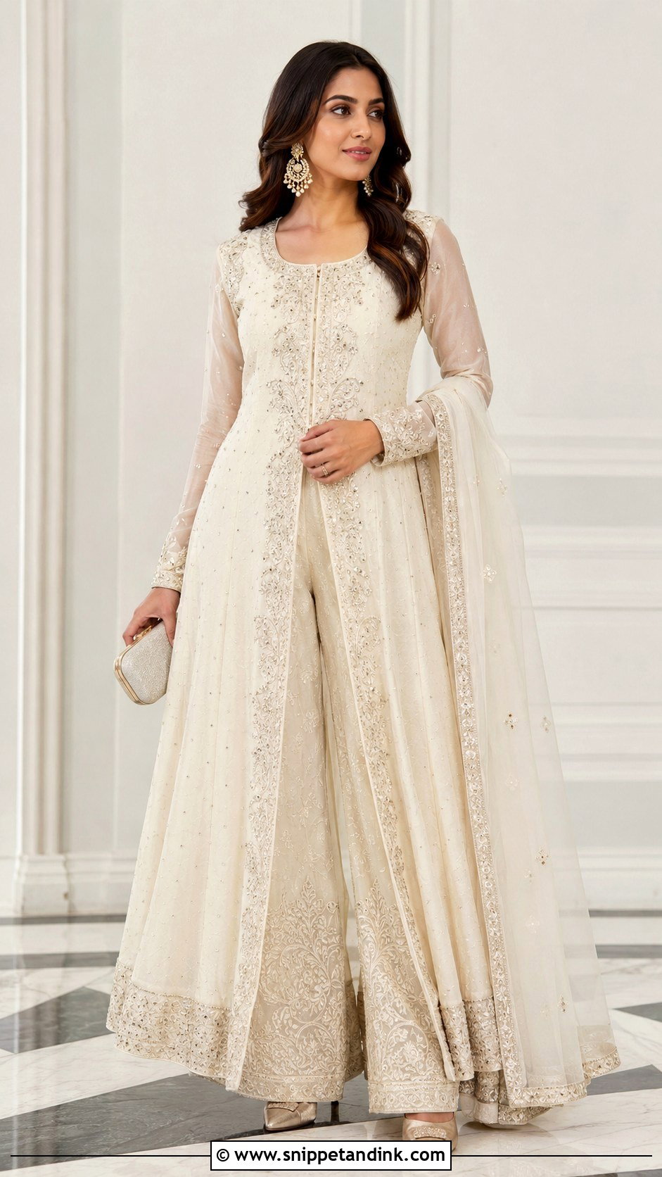 Front Slit Anarkali Suit For Wedding - Snippet and Ink - 25 Anarkali Suits for Wedding