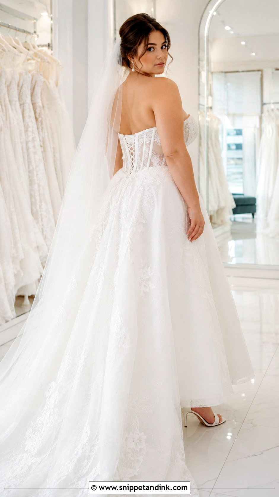 Full Figure Corset Wedding Dress - Snippet and Ink - 25 Full Figure Wedding Dress Ideas