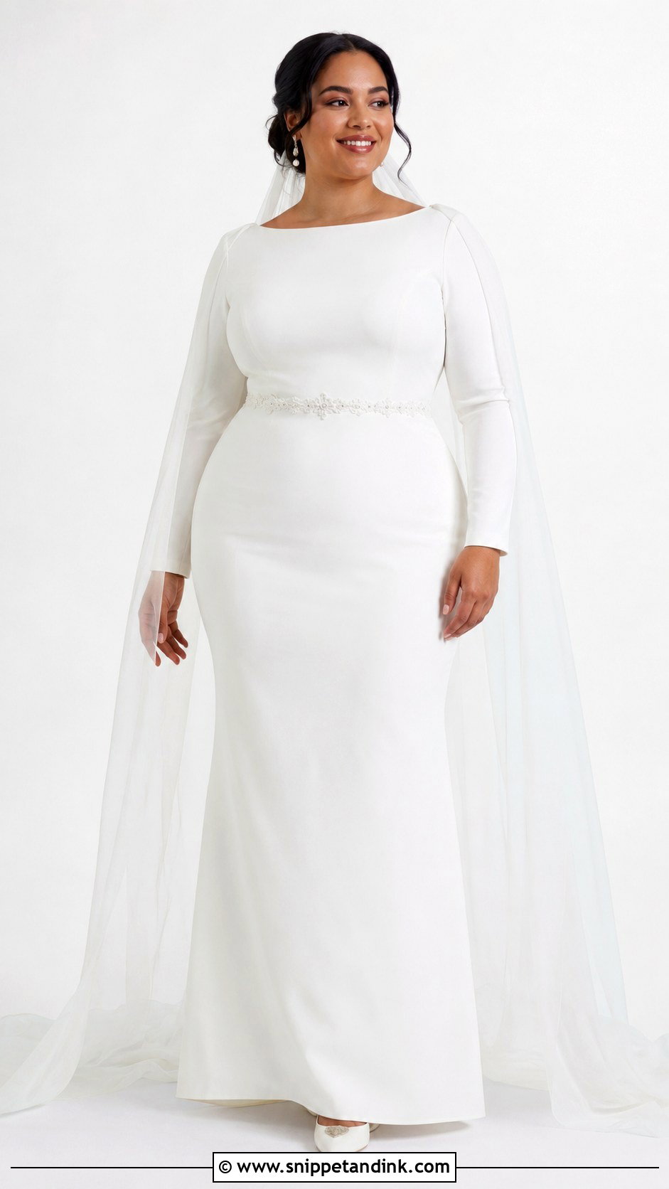 Full Figure Sheath Wedding Dress - Snippet and Ink - 25 Full Figure Wedding Dress Ideas