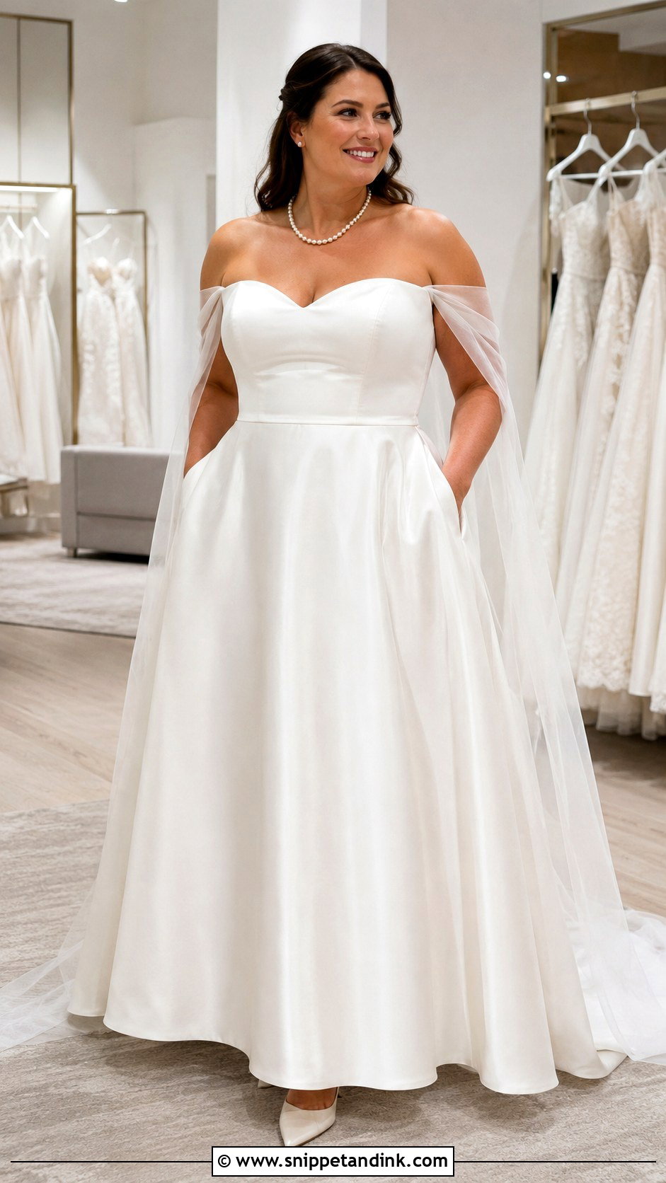 Full Figure Strapless Wedding Dress - Snippet and Ink - 25 Full Figure Wedding Dress Ideas