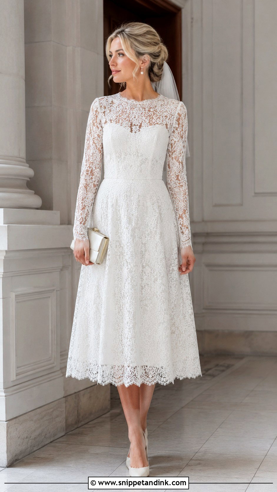 Full Lace Civil Wedding Dress - Snippet and Ink - 25 Full Lace Wedding Dresses
