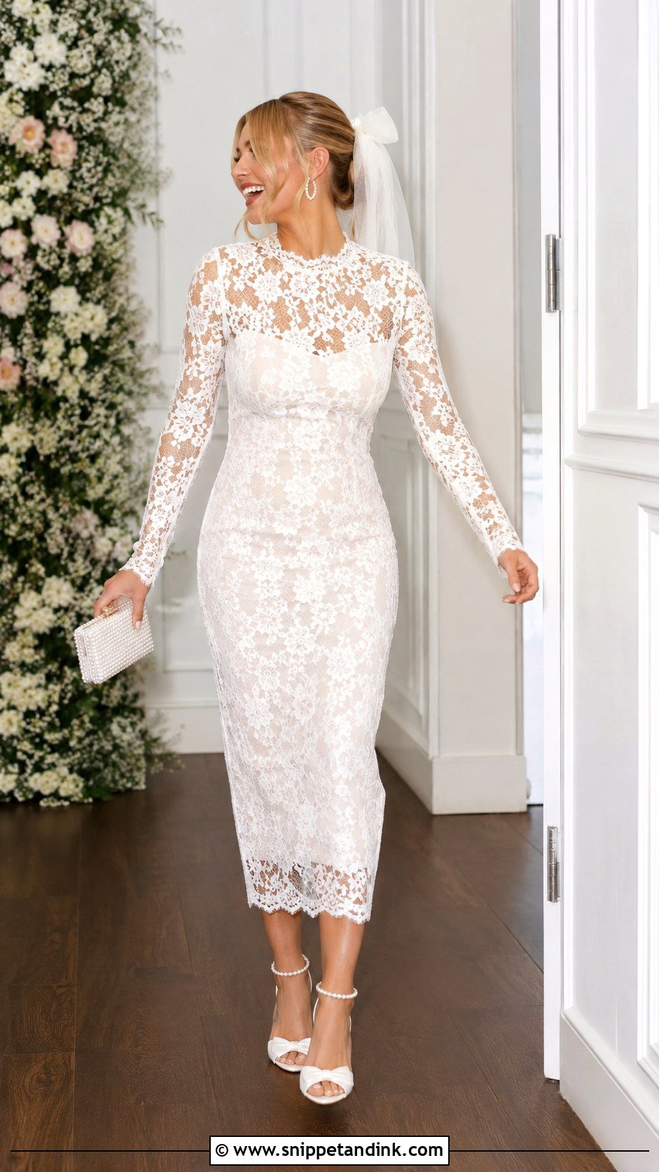 Full Lace Reception Wedding Dress - Snippet and Ink - 25 Full Lace Wedding Dresses