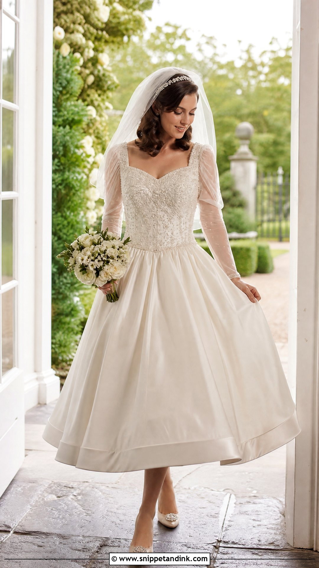 Full Skirt Vintage Wedding Dress - Snippet and Ink - 20 Princess Beatrice Wedding Dress Ideas