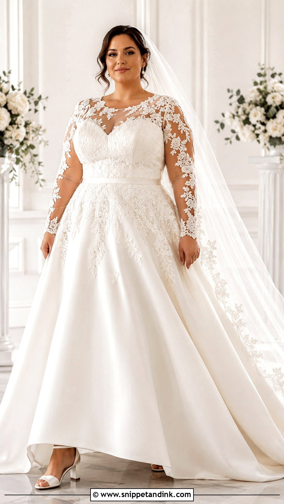 Full Sleeve Winter Wedding Dress - Snippet and Ink - 25 Full Sleeve Wedding Dress Ideas
