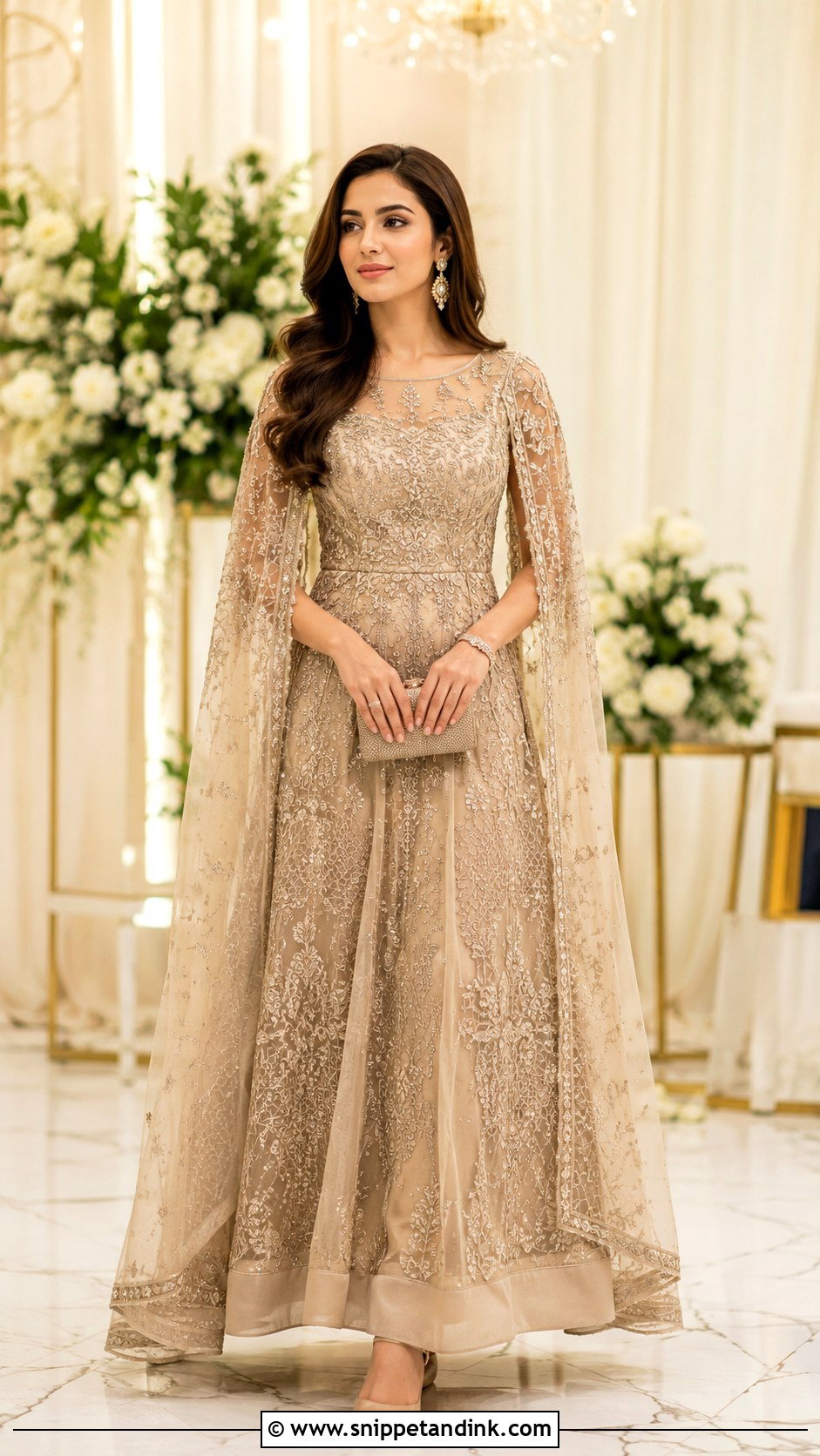 Fusion Gown Roka Outfit - Snippet and Ink - 30 Roka Outfits for Bride
