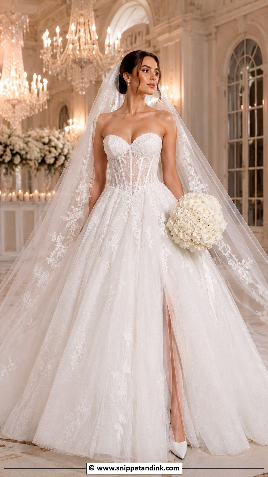 Galia Lahav Corset Ball Gown Wedding Dress - Snippet and Ink - 30 Galia Lahav Wedding Dress Ideas