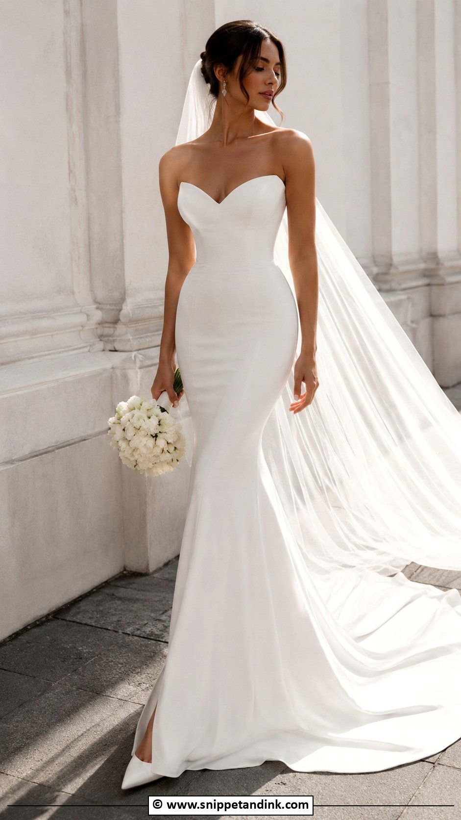 Galia Lahav Crepe Mermaid Wedding Dress - Snippet and Ink - 30 Galia Lahav Wedding Dress Ideas