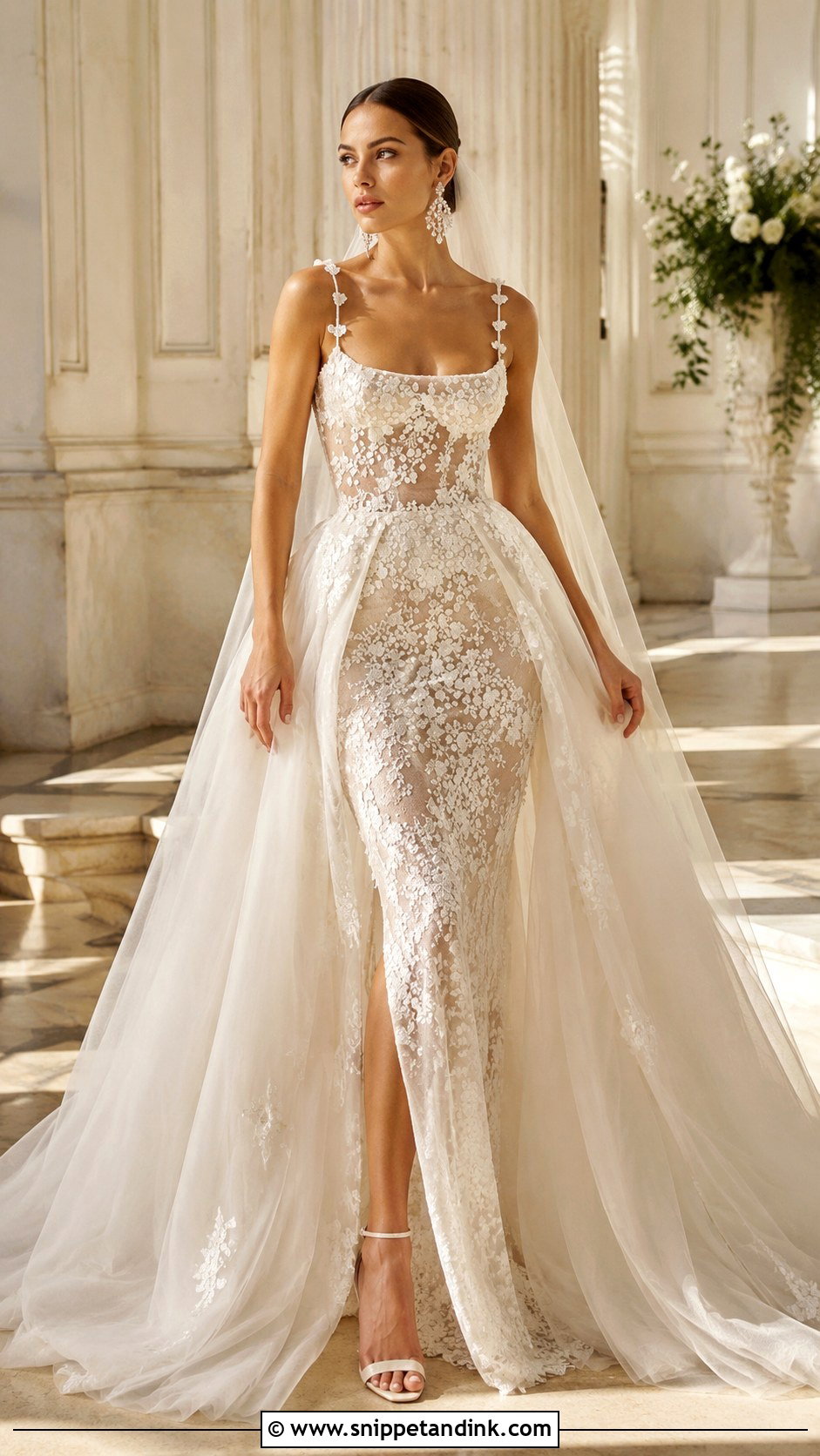 Galia Lahav Detachable Overskirt Wedding Dress - Snippet and Ink - 25 Galia Lahav Ideas