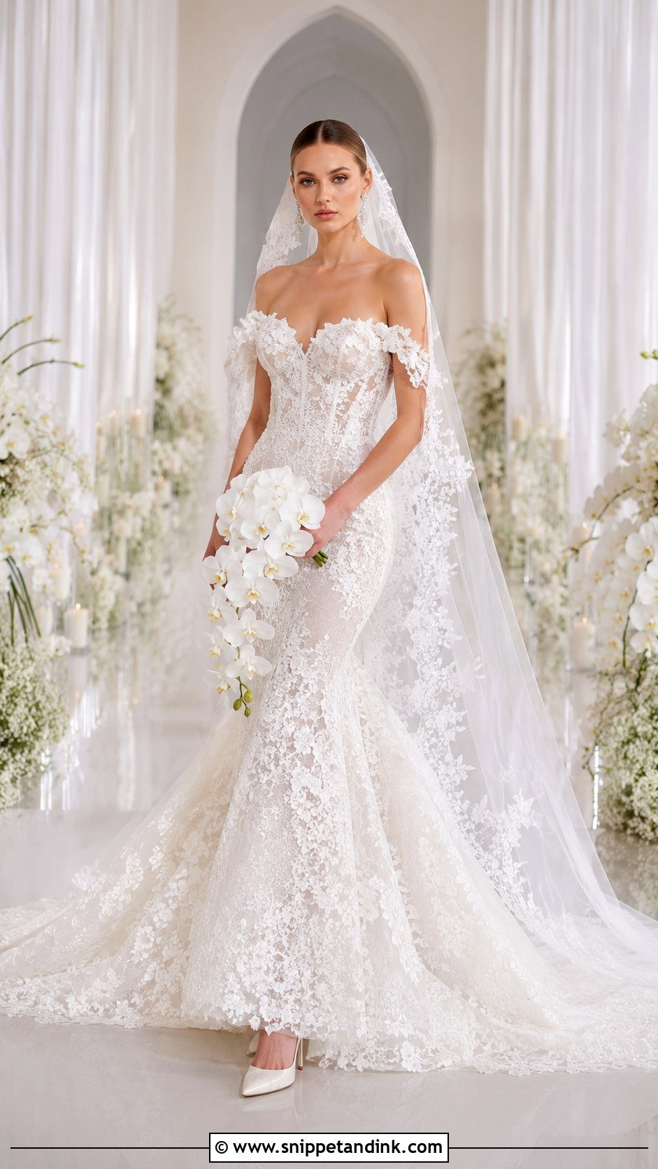 Galia Lahav Lace Mermaid Bridal Gown - Snippet and Ink - 25 Galia Lahav Bridal Ideas