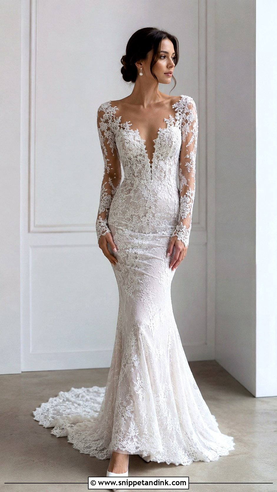 Galia Lahav Long Sleeve Lace Gown - Snippet and Ink - 25 Galia Lahav Ideas