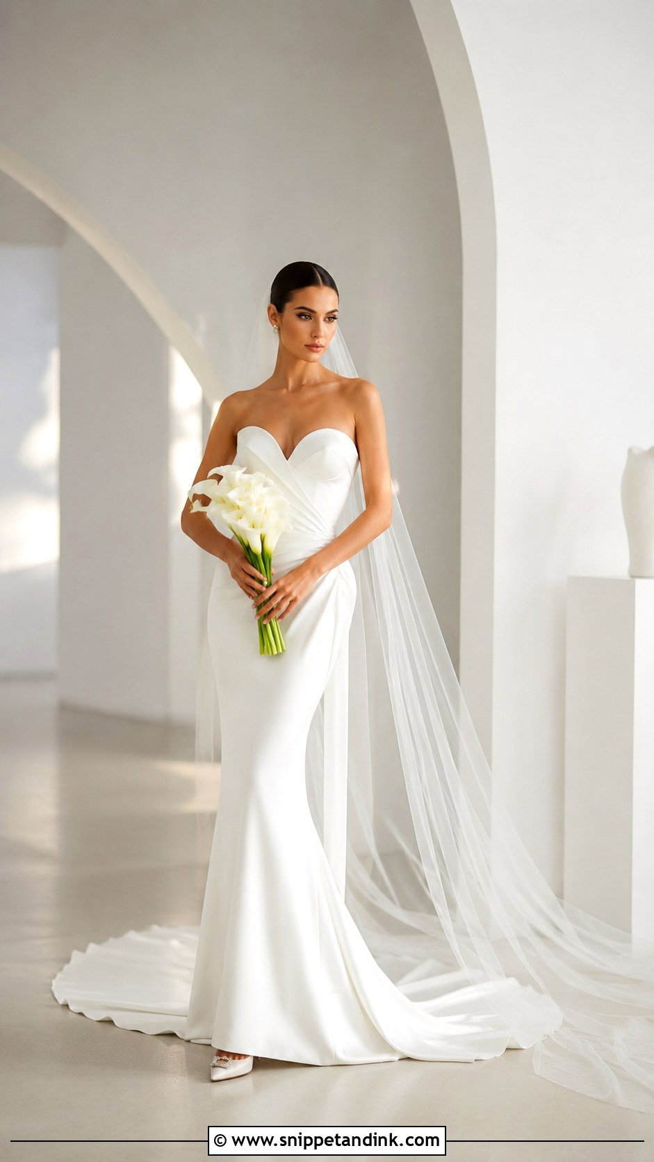 Galia Lahav Modern Minimal Bridal Gown - Snippet and Ink - 25 Galia Lahav Bridal Ideas
