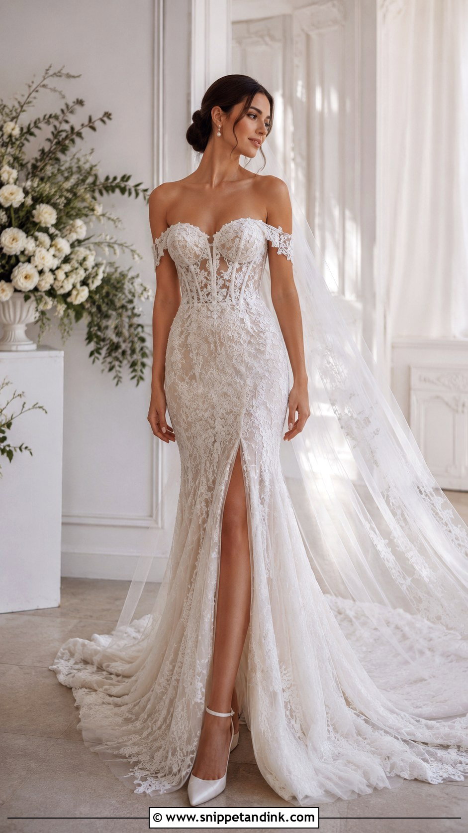 Galia Lahav Off Shoulder Wedding Gown - Snippet and Ink - 25 Galia Lahav Ideas